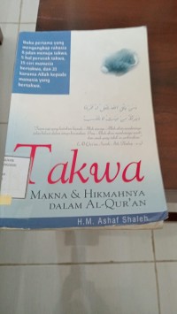 Image of Takwa : Makna & Hikmahnya Dalam Al-Qur'an