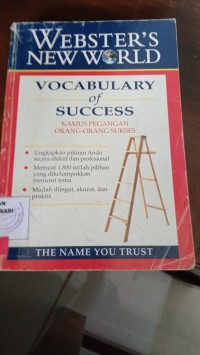 Image of Webster's : New World : Vocabulary of Success : Kamus Pegangan : Orang-orang Sukses